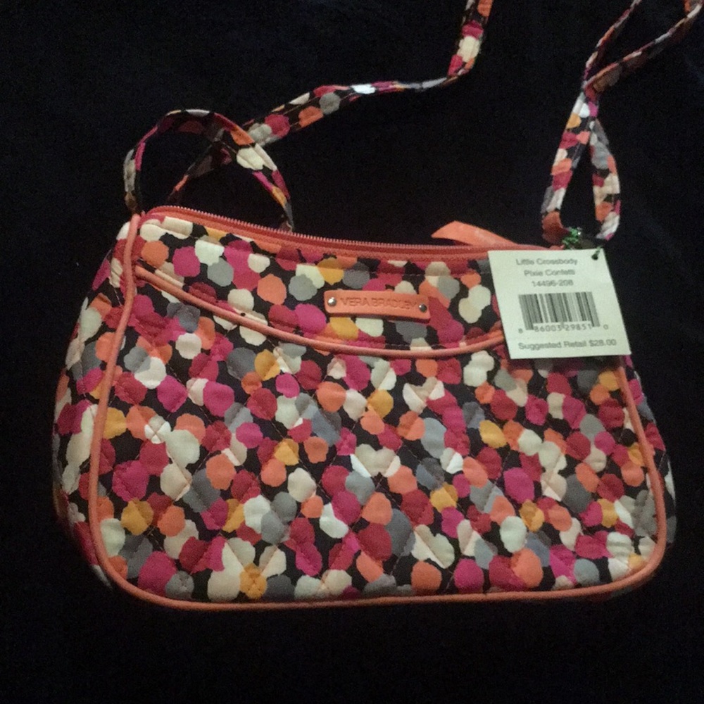 Vera Bradley Pixie Confetti bag NWT